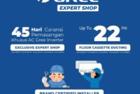 Harga AC Gree 1/2 PK hingga 2 PK Terbaru